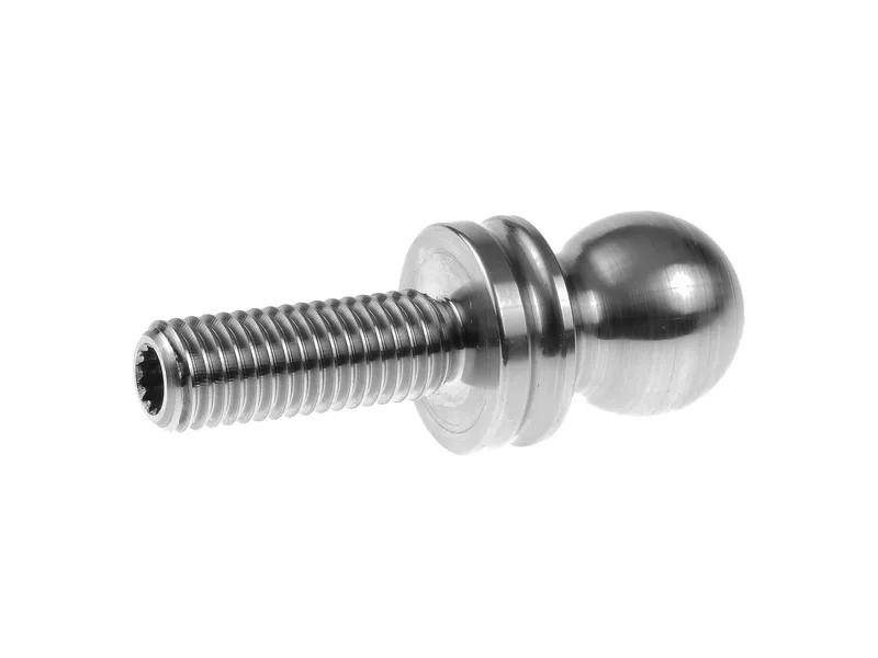 Ball stud with thread, small part from the Swiss-type lathe